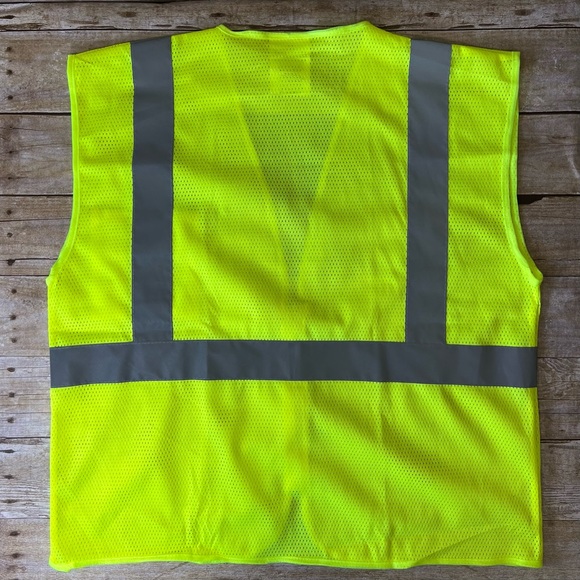 Condor Size Large Safety Yellow Reflective Vest - Picture 5 of 5